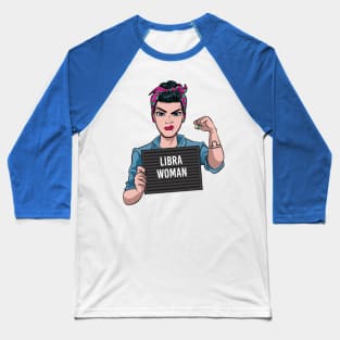 Libra Woman Baseball T-Shirt